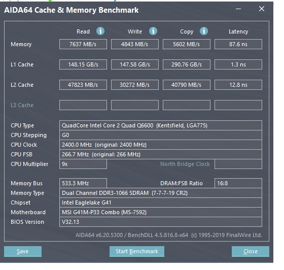 После установки Q6600