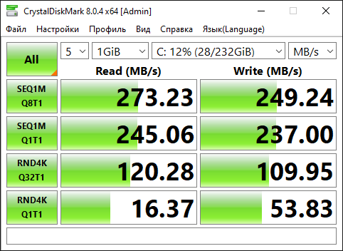 CT250MX500SSD1 - SATA II - AHCI